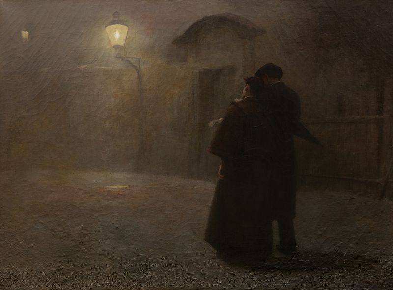 The Kampa Lovers by Jakub Schikaneder
