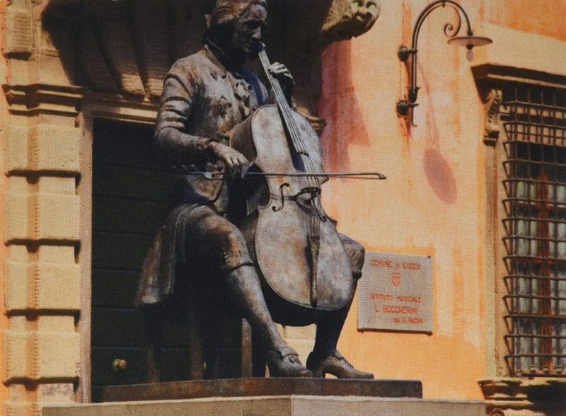 Statue Of Luigi Boccherini in Lucca by Daphné Du Barry