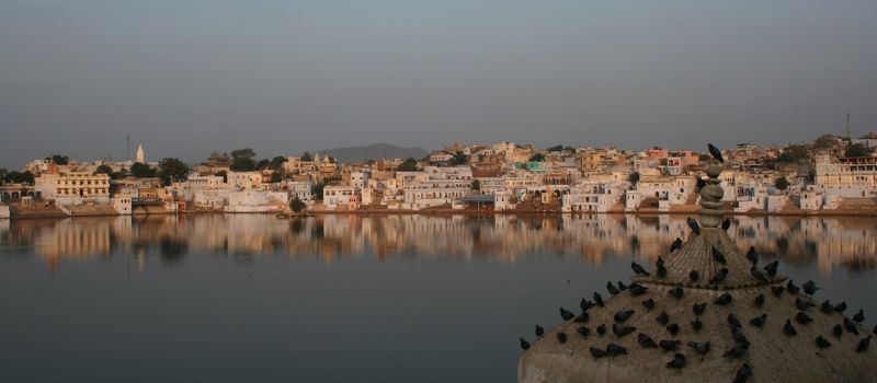 Pushkar Holy Lake in the Early Morning by Childed