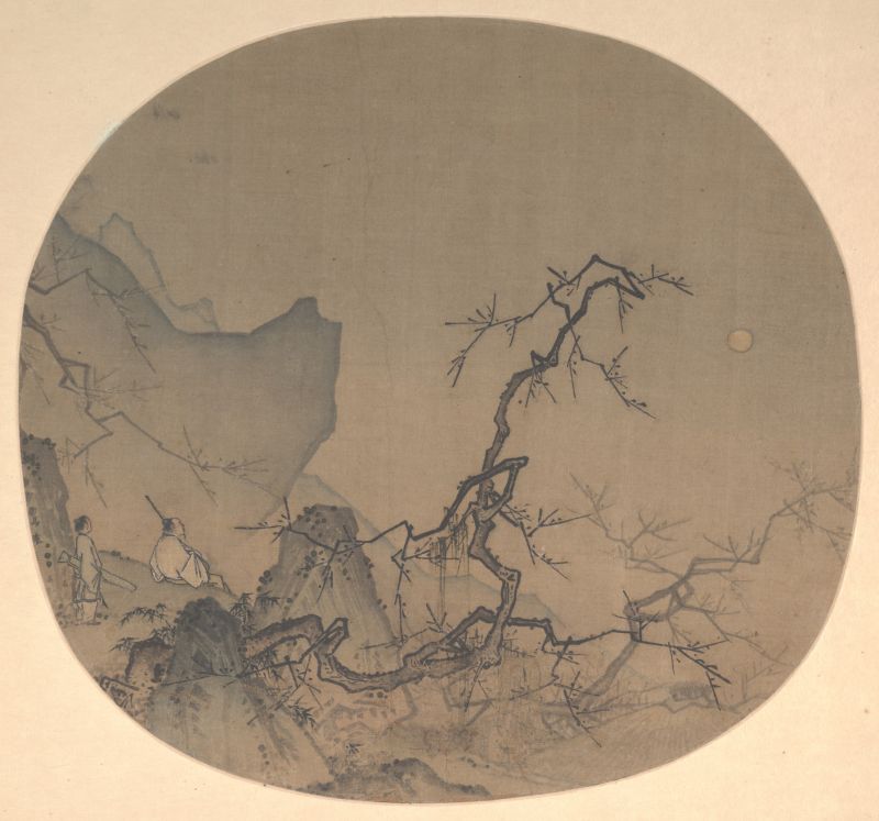 Viewing Plum Blossoms by Moonlight by Ma Yuan