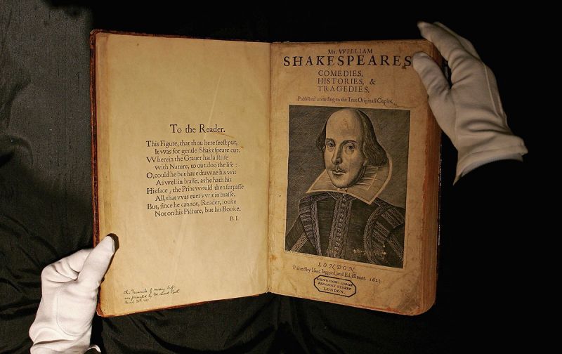 William Shakespeare’s original works from 1623
