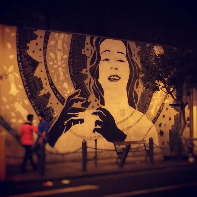 Mural of Chabuca Granda